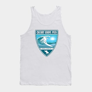 Surf Cherry Grove Pier South Carolina Tank Top